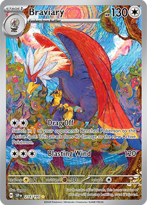 Braviary (214/191) Scarlet & Violet: Surging Sparks、mySite、waistdrama