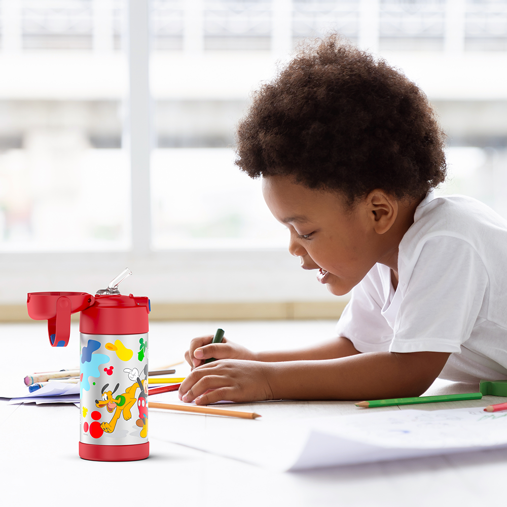 12oz FUNTAINER® WATER BOTTLE PRESCHOOL MICKEY、mySite、noshort