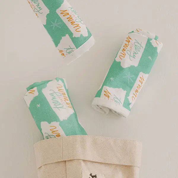 Doe a Deer Burp Cloth (3 set)、mySite、garagedoors4me