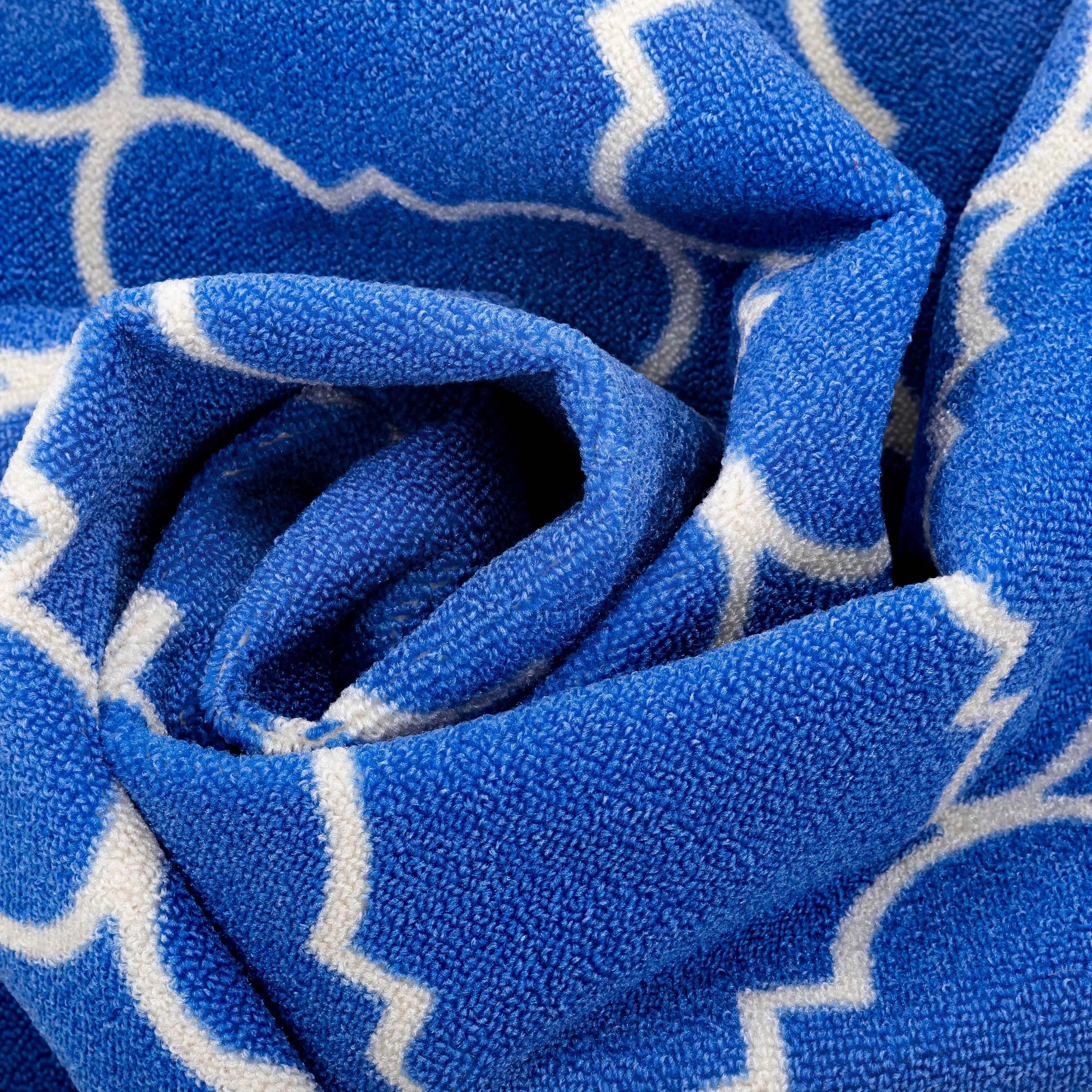 Brooklyn Trellis Custom Size Runner Modern Blue Select Your Width x Choose Your Length Machine Washable Hallway Runner Rug、mySite、gigharbornorthrealestate