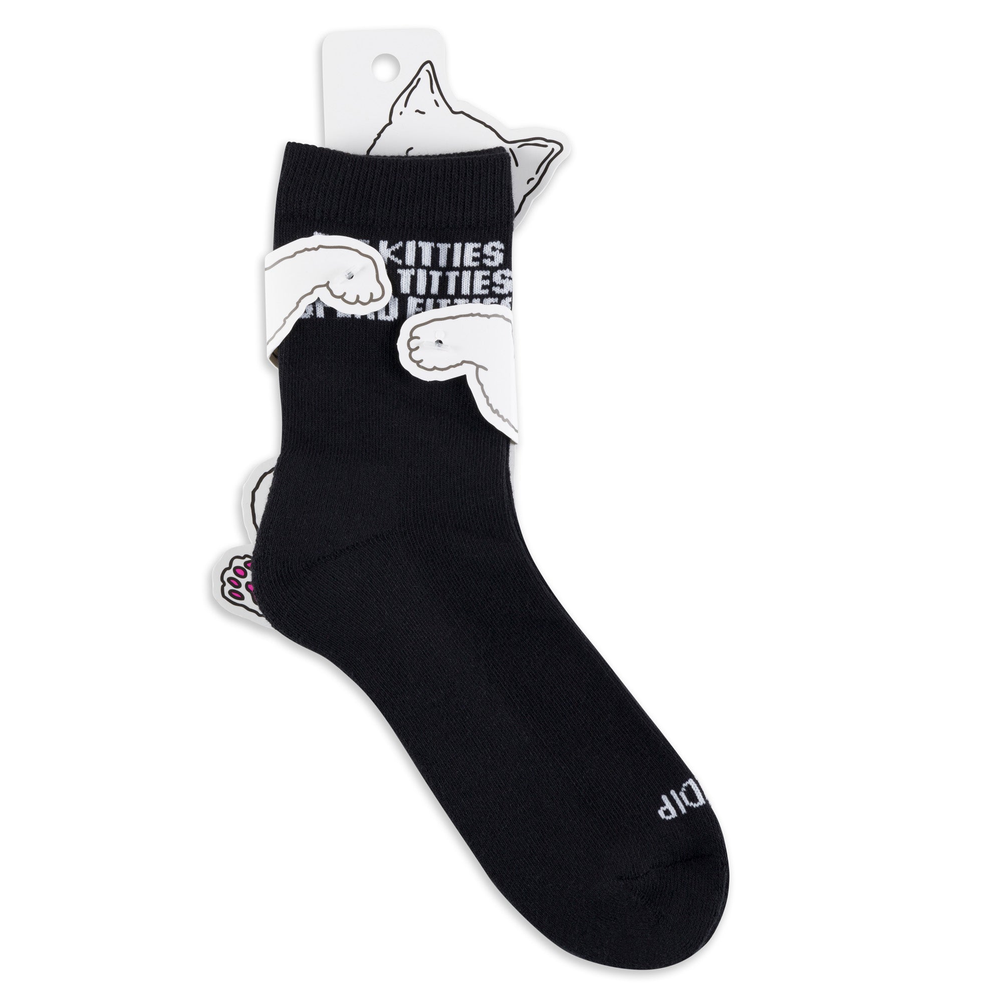  Pet Kitties Mid Socks (Black)、mySite、merchandisen