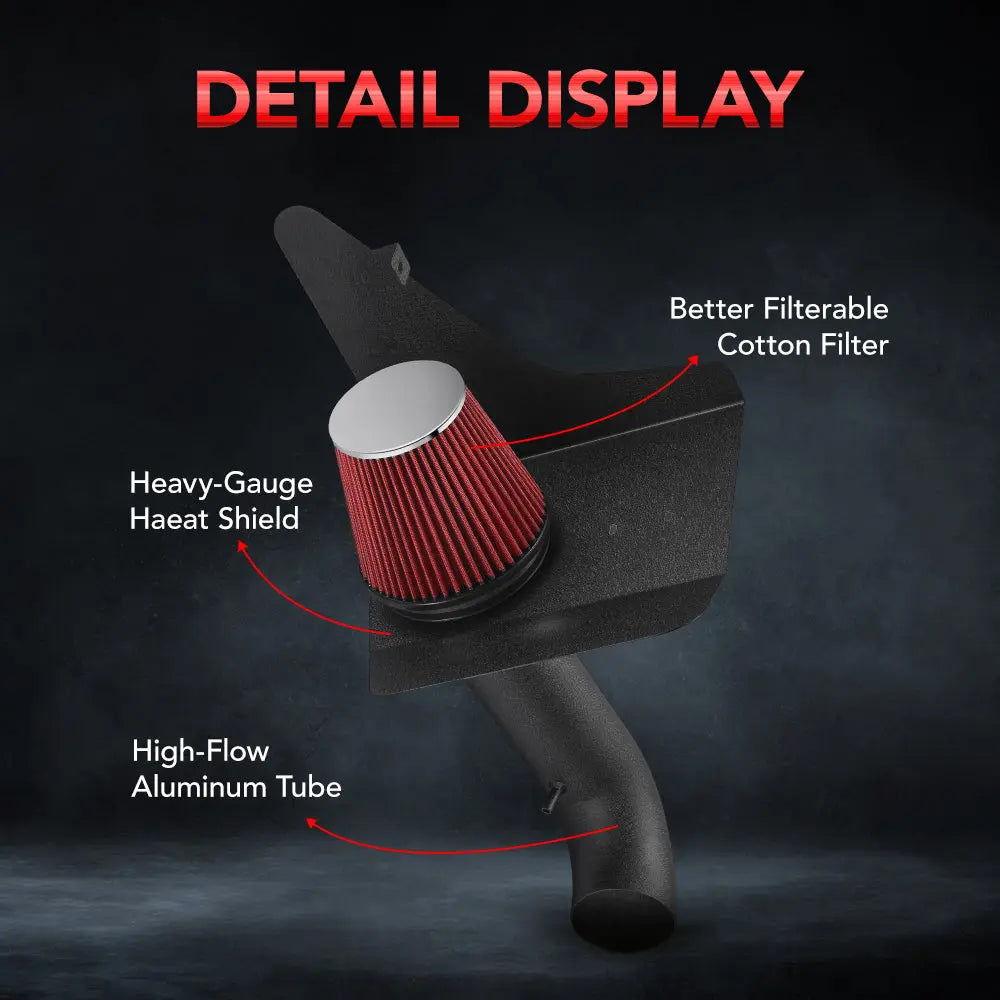 Cold Air Intake Kit for 2010-2015 Chevrolet Camaro SS Coupe/Convertible 6.2L V8 Naturally Aspirated、mySite、nflplayoffbracketp