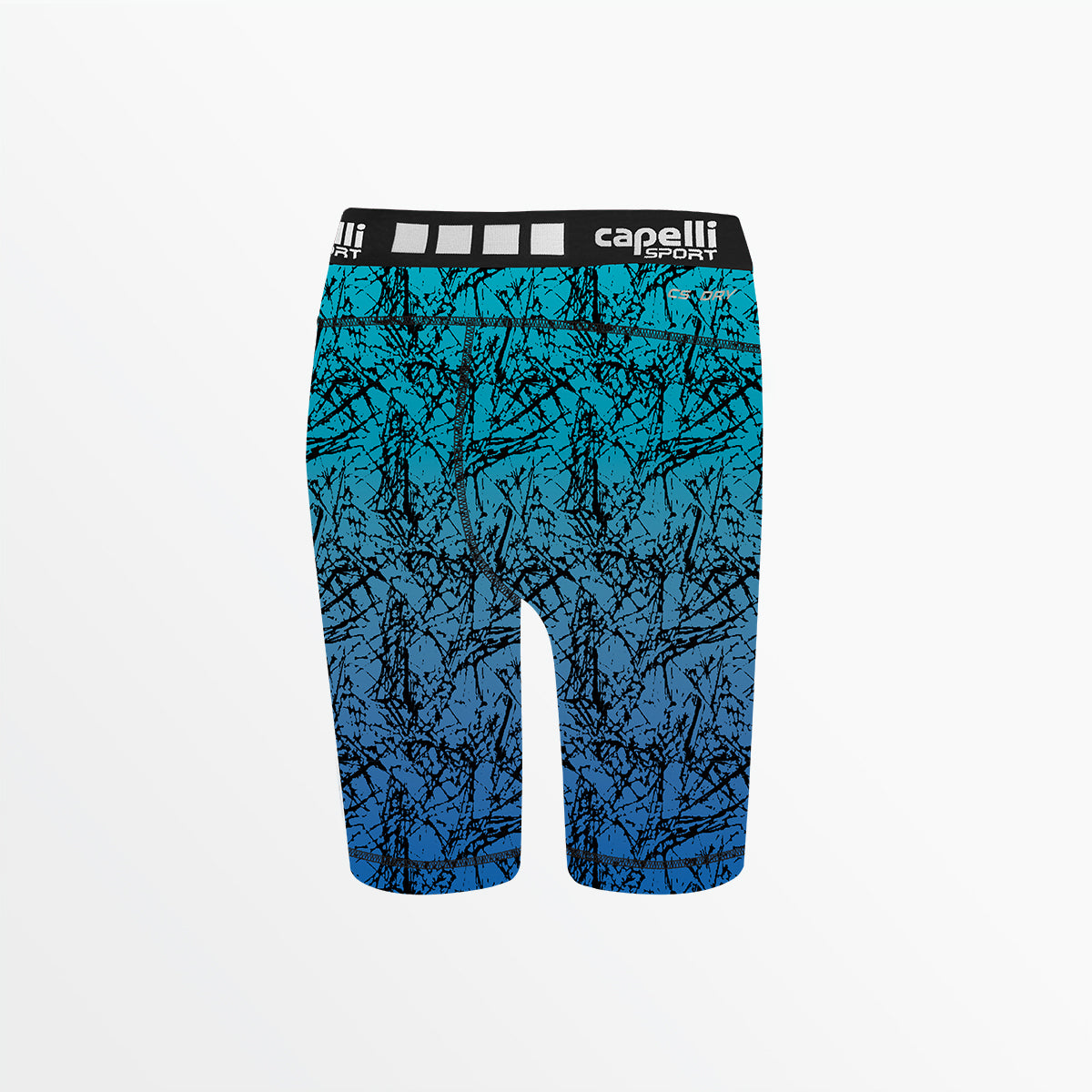 GIRL'S DISTRESSED OMBRE BIKER SHORTS