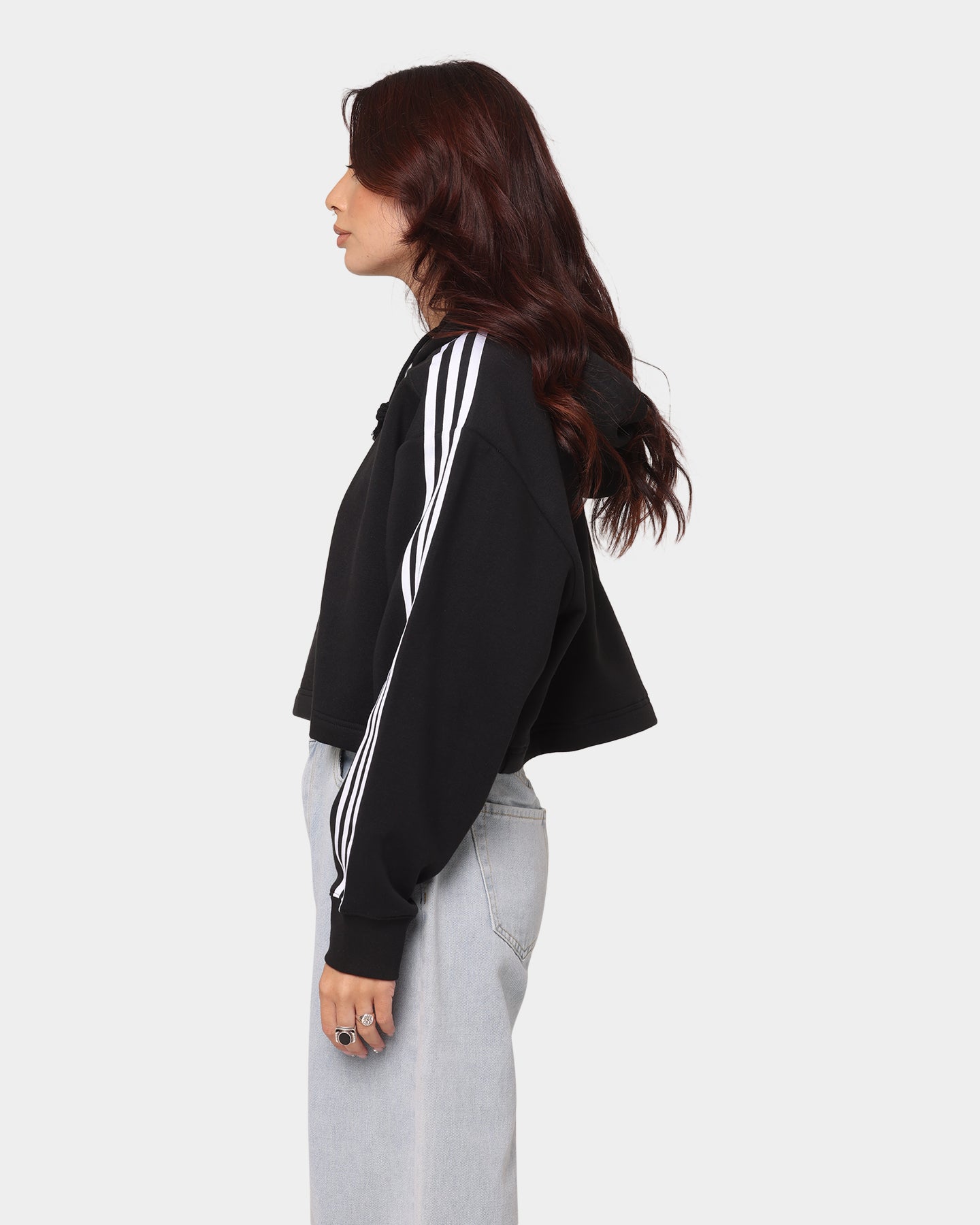 Adidas Women's Short Hoodie Black、mySite、zt4zffjzw