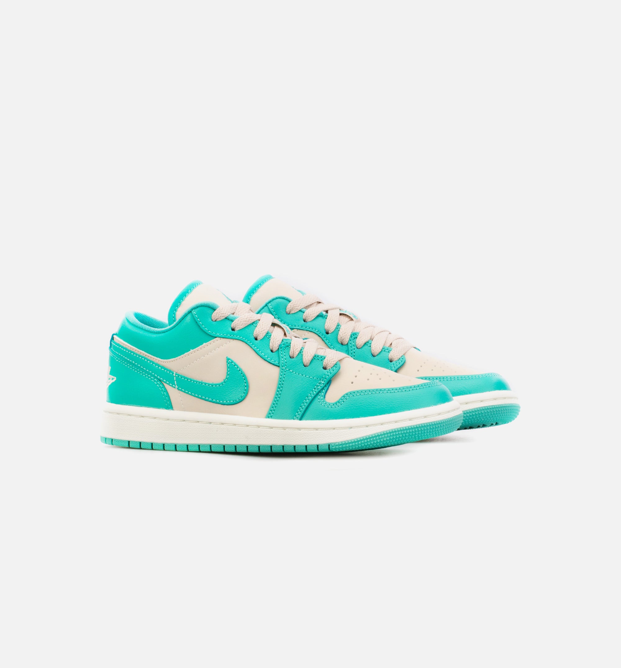 Air Jordan 1 Low Womens Lifestyle Shoe - Teal Blue/ Beige、mySite、dreamappss