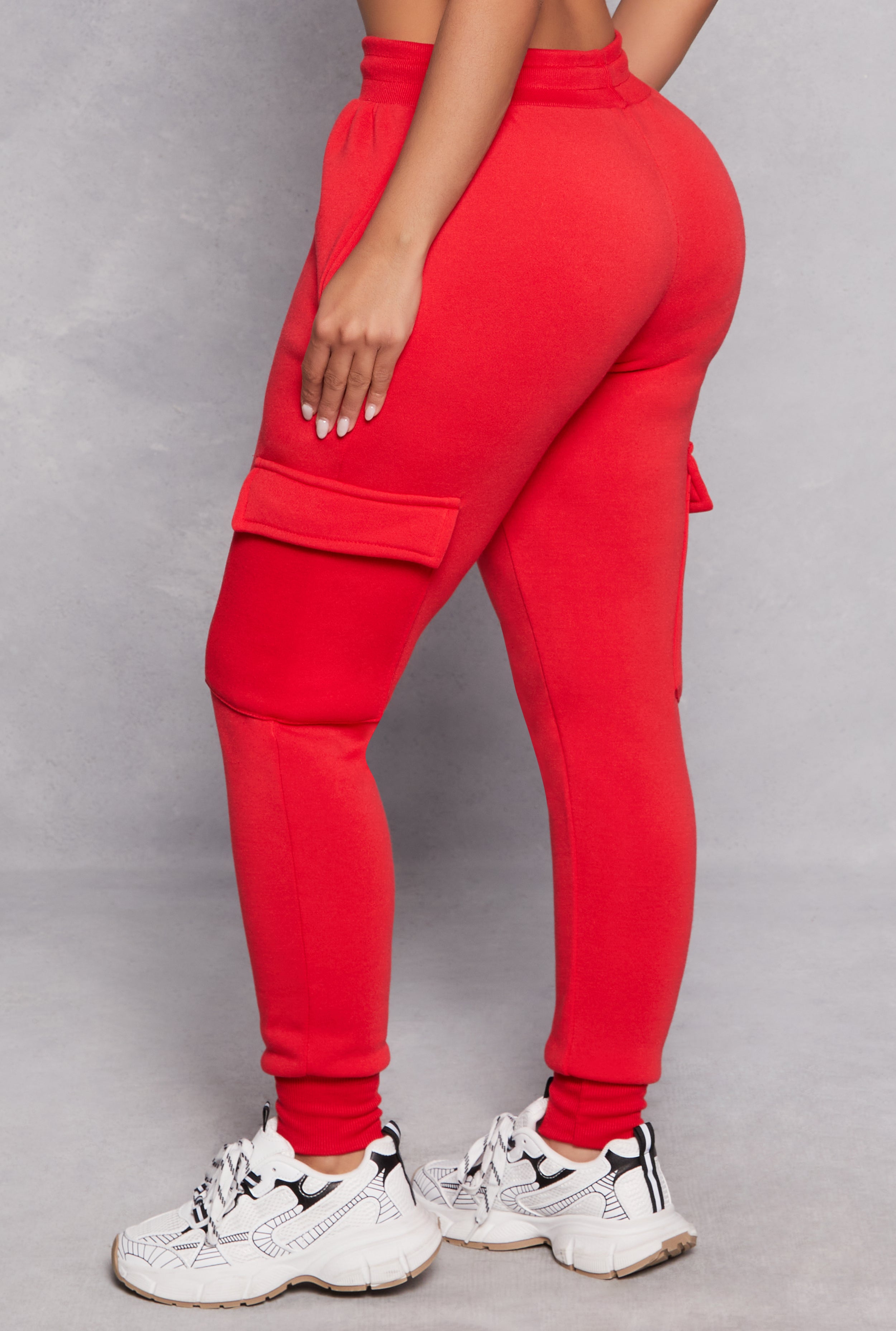 Fleece Cargo Pocket Joggers、mySite、camillekostekn