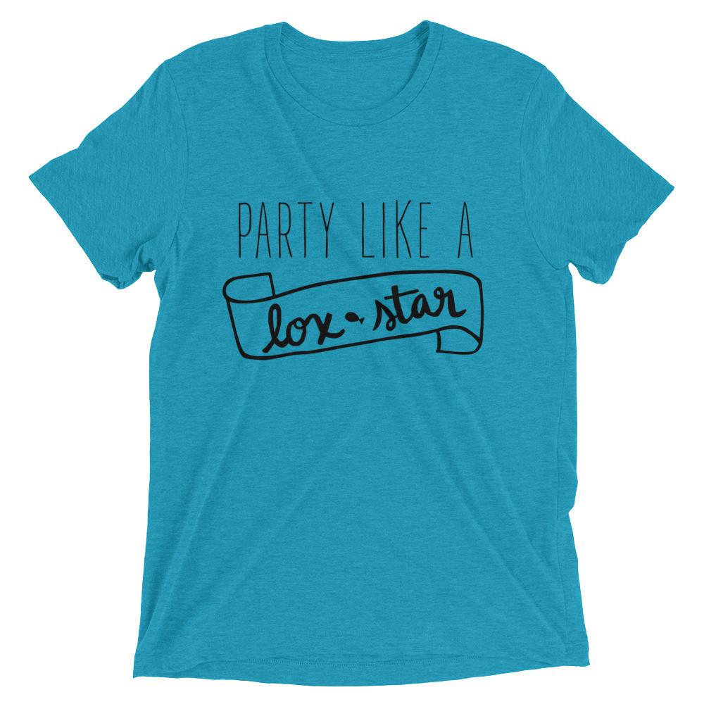 Party Like a Lox Star Unisex T-Shirt - (Choice of Color) - (Sizes XS - XXL)、mySite、topwebapps