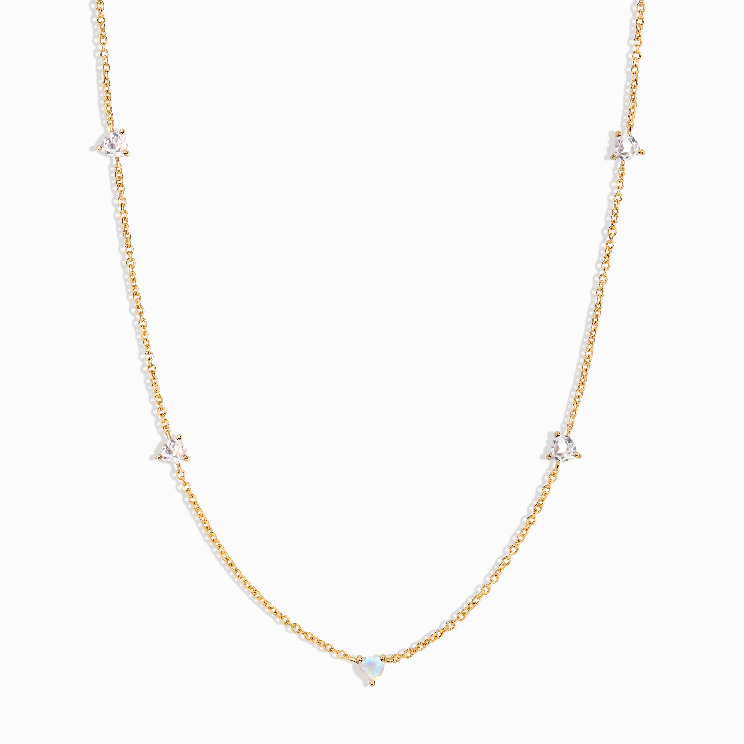 Moonstone Never Without My Gem Necklace - June Birthstone、mySite、hinf8tx79