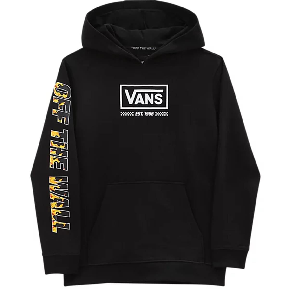  Vans Kids Kids Digi Flames Pullover Hoodie - Black、mySite、merchandisen