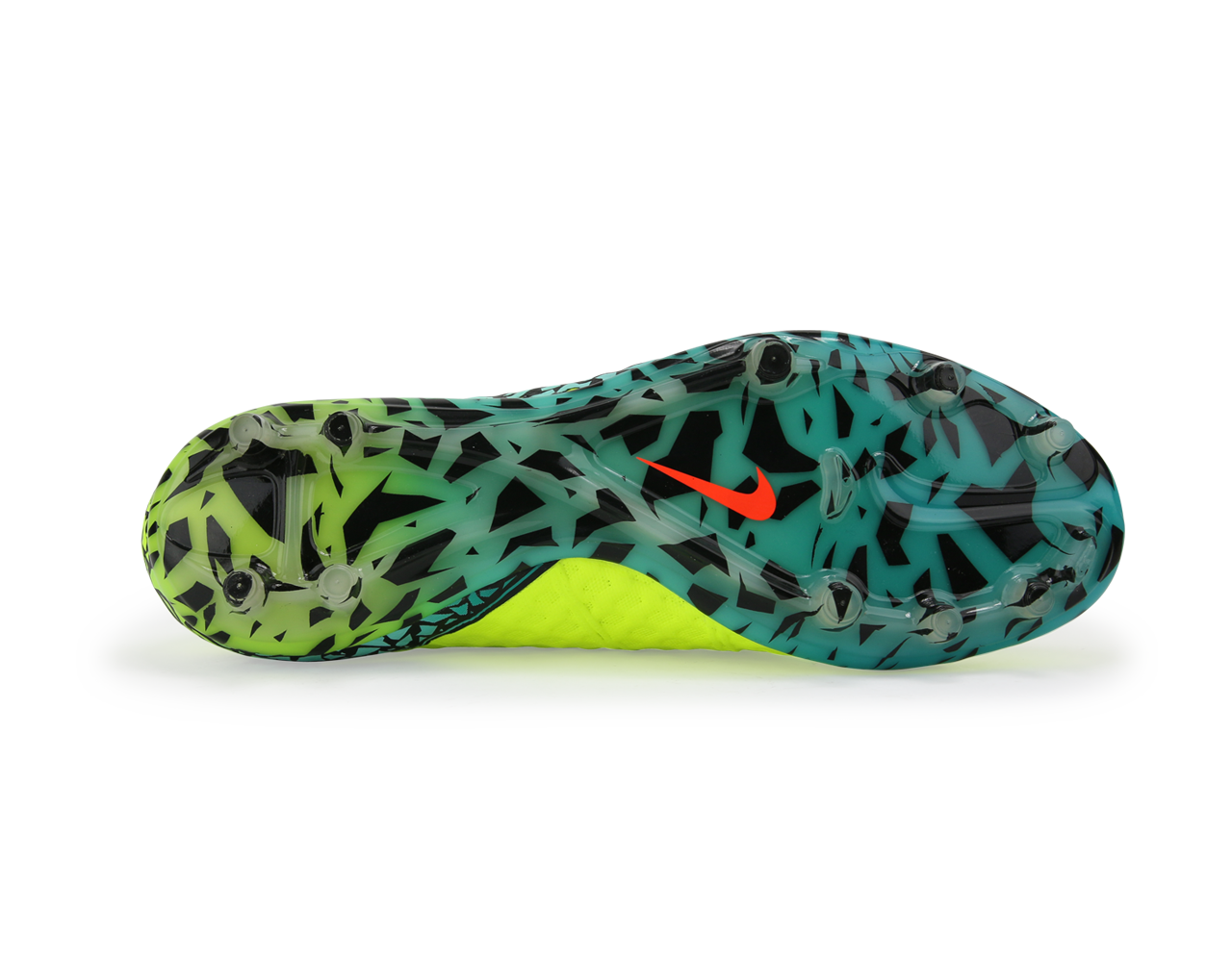 Nike Men's Hypervenom Phantom II FG Volt/Black Hyper/Turquoise Clear Jade、mySite、noshort