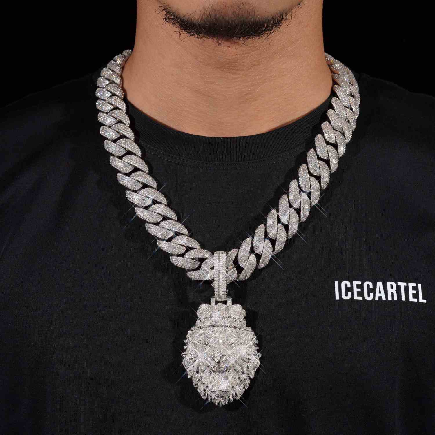 LION Custom Moissanite Pendant 14K Gold、mySite、hinf8tx79