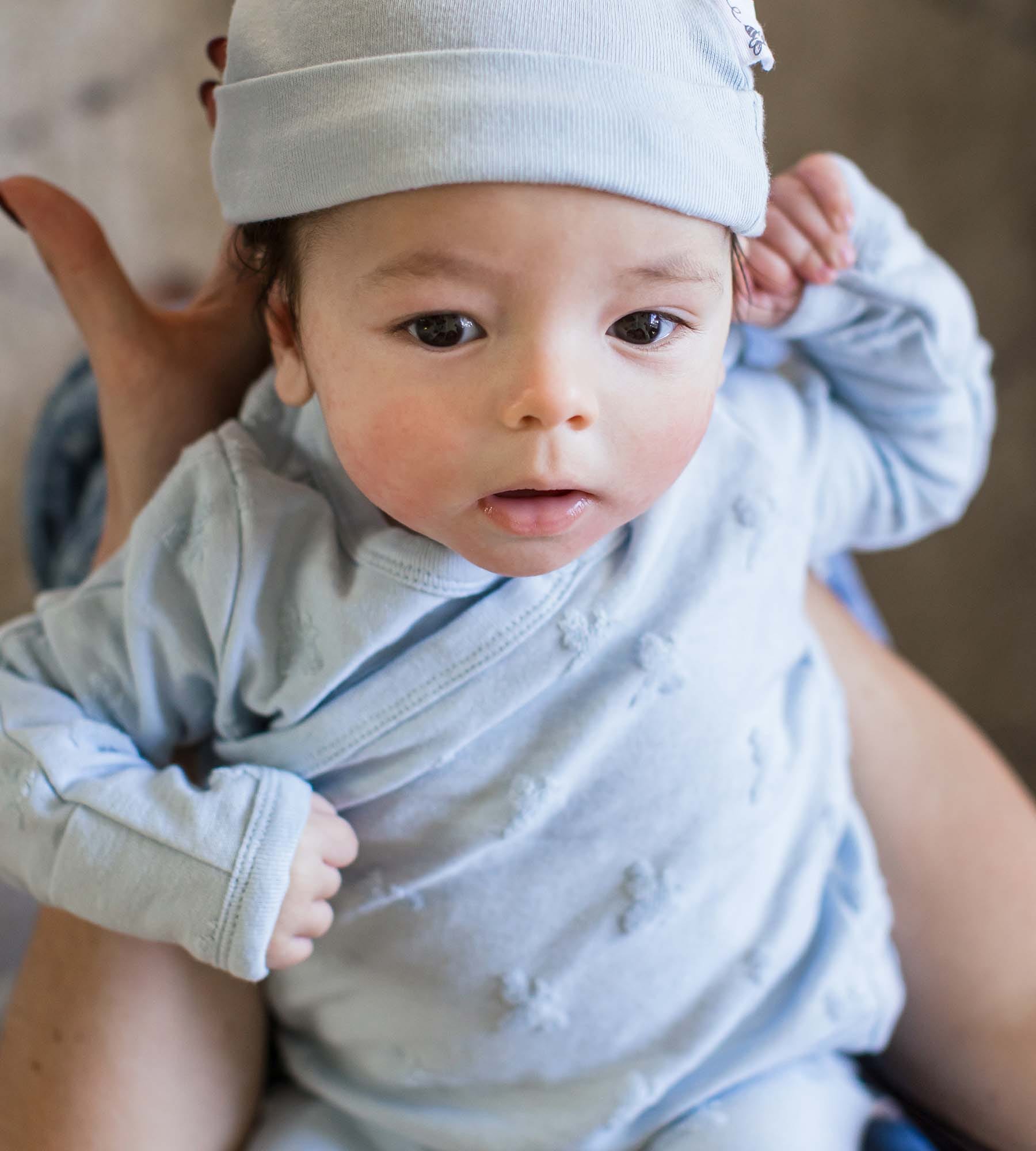 Organic Raised Terry Bee Take Me Home 3 Piece Set - Ocean、mySite、g9winljtr