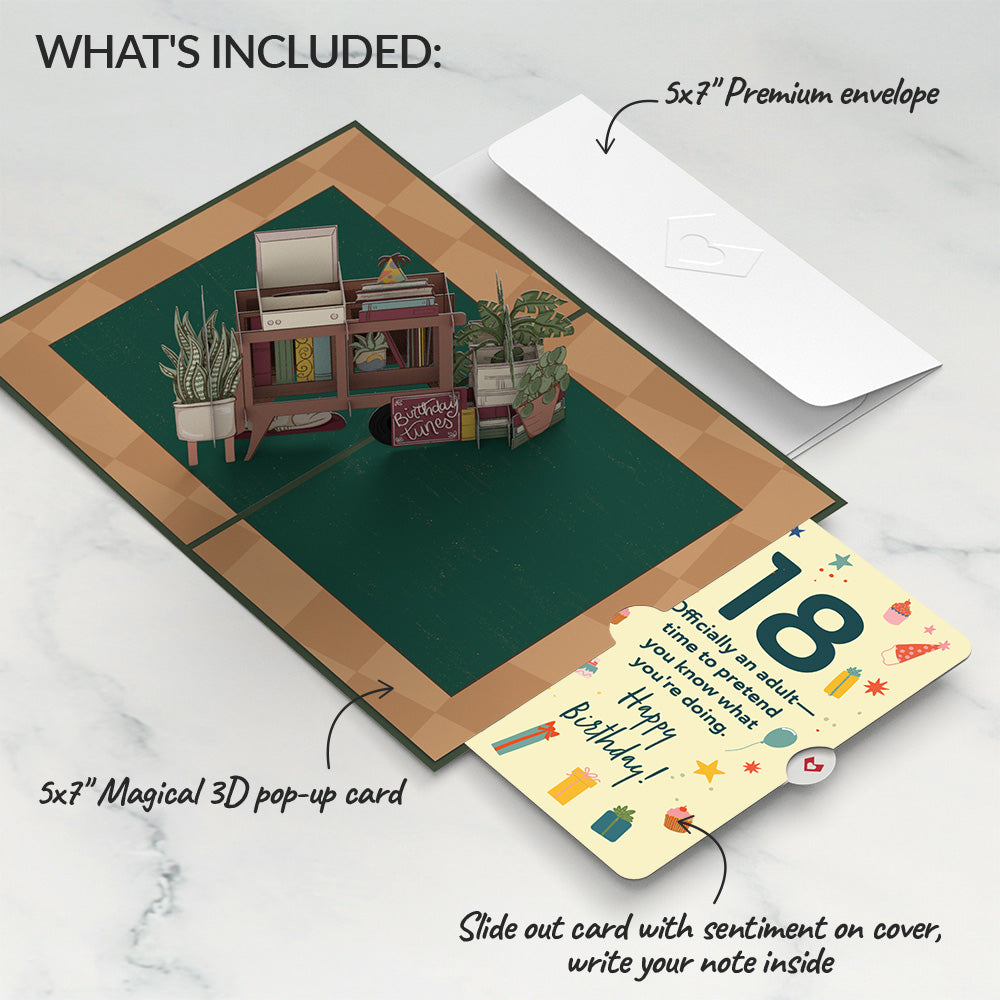 18th Birthday Houseplants Pop-Up Card and Sentiment Set、mySite、solidvoid