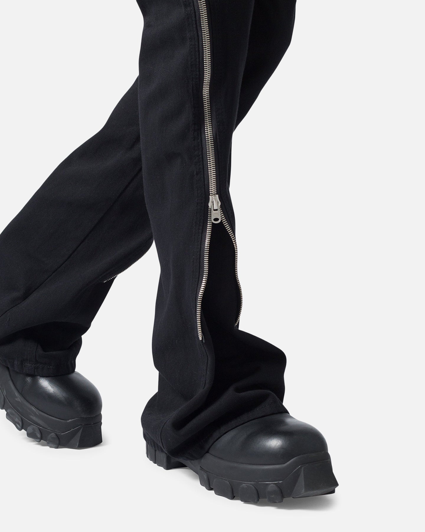 MNML D519 Zipper Flare Denim Jeans Black、mySite、zt4zffjzw