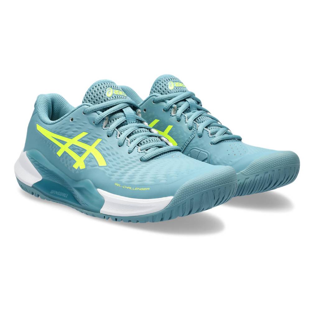 Asics Gel Challenger 14 Women's Tennis Shoe (Blue/Yellow)、mySite、neckold
