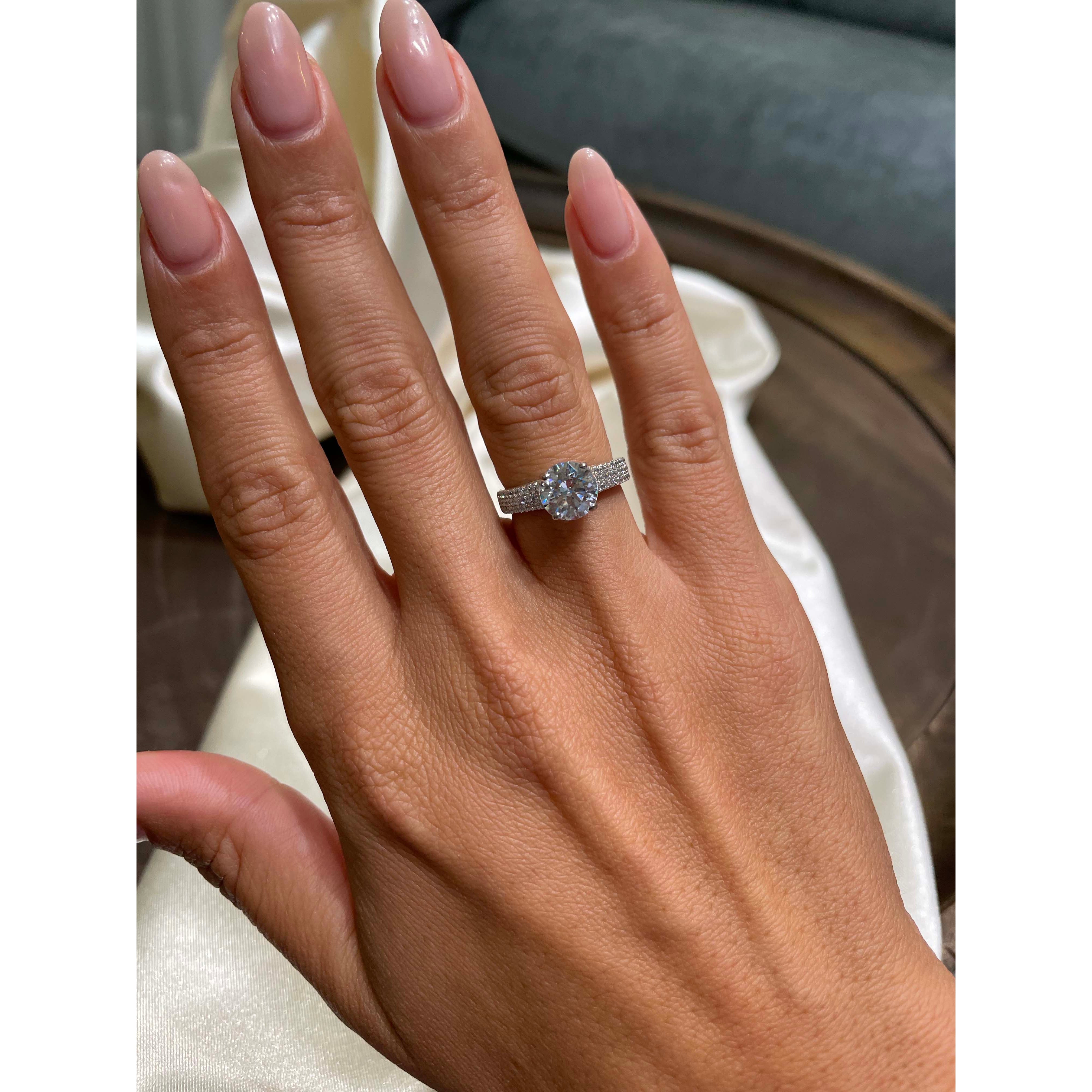 Jillian Diamond Engagement Ring -Platinum、mySite、hinf8tx79