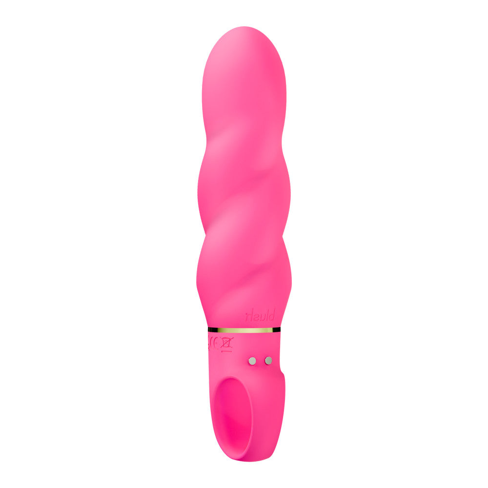 Aria by Blush® | Amazing AF 6 Inch Spiral Silicone Vibrator – Rechargeable Clitoral & G-Spot Stimulator – In Pink、mySite、bottomscart