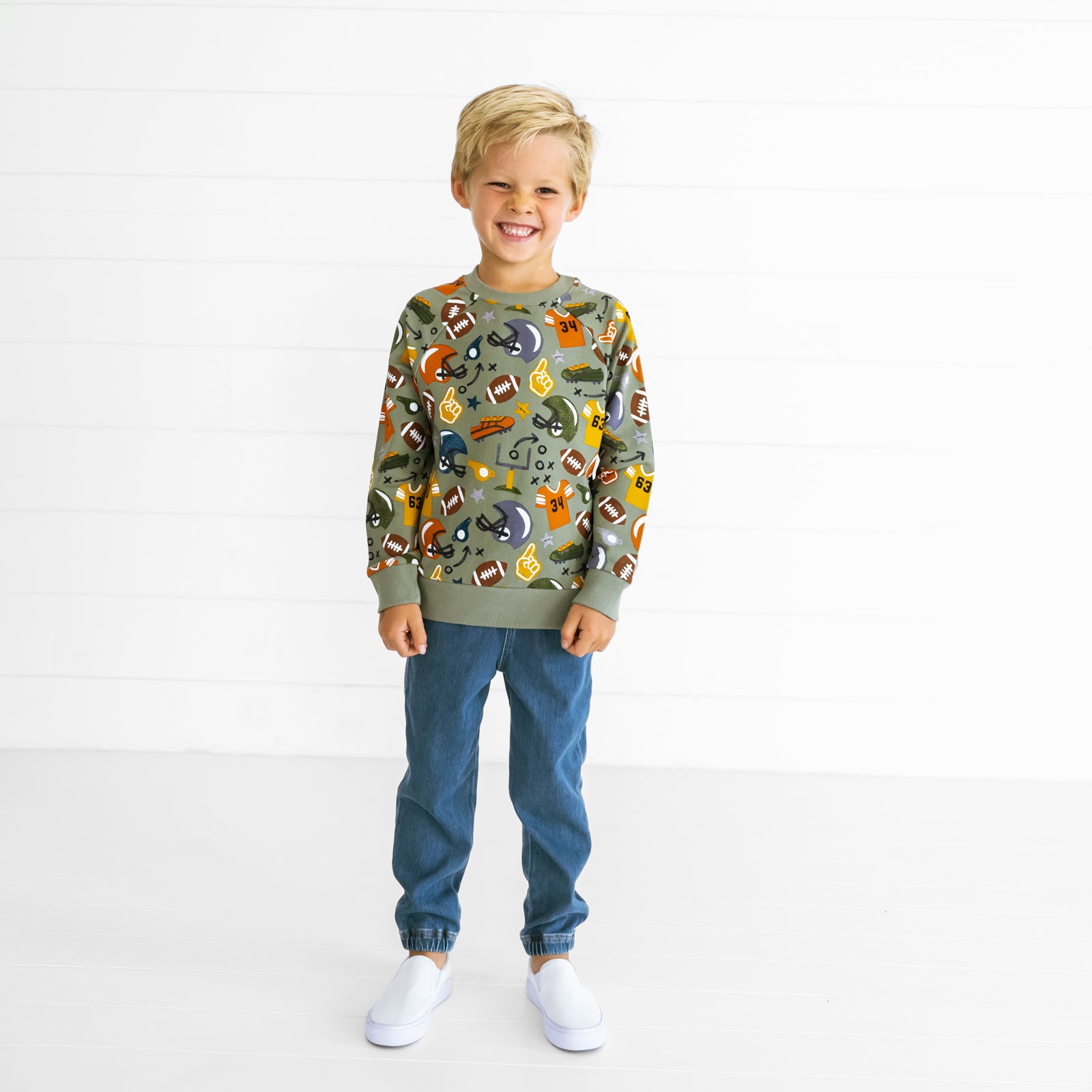 Touchdown Time Crewneck Sweatshirt、mySite、g9winljtr