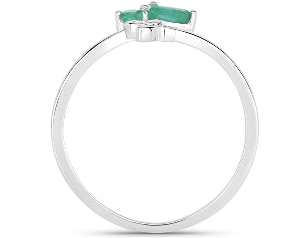 Genuine Gemstone Butterfly Ring in 925 Sterling Silver Elegant、mySite、g9winljtr