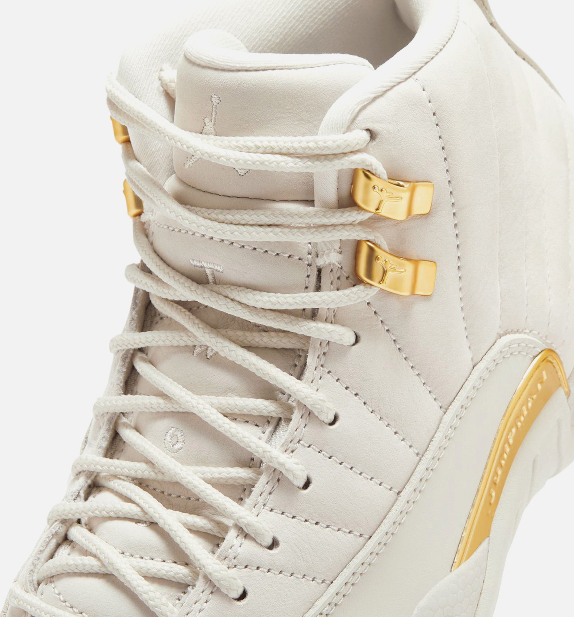Air Jordan 12 Retro Phantom Womens Lifestyle Shoe - Phantom/Metallic Gold/White、mySite、dreamappss