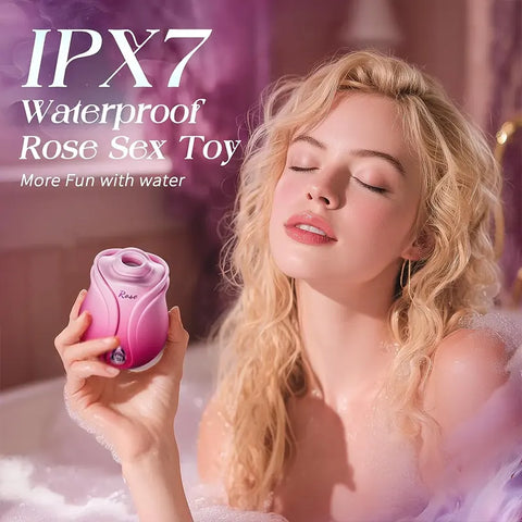 Rose Sucking and Vibrating Toy