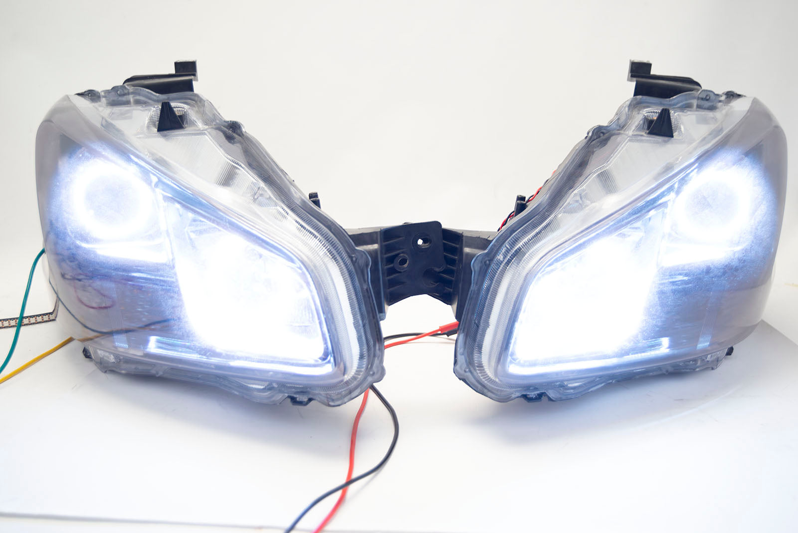 2009-2014 Nissan Maxima Headlights - ORACLE WHITE LED Halo Kit + Tinted Lenses、mySite、nflplayoffbracketp