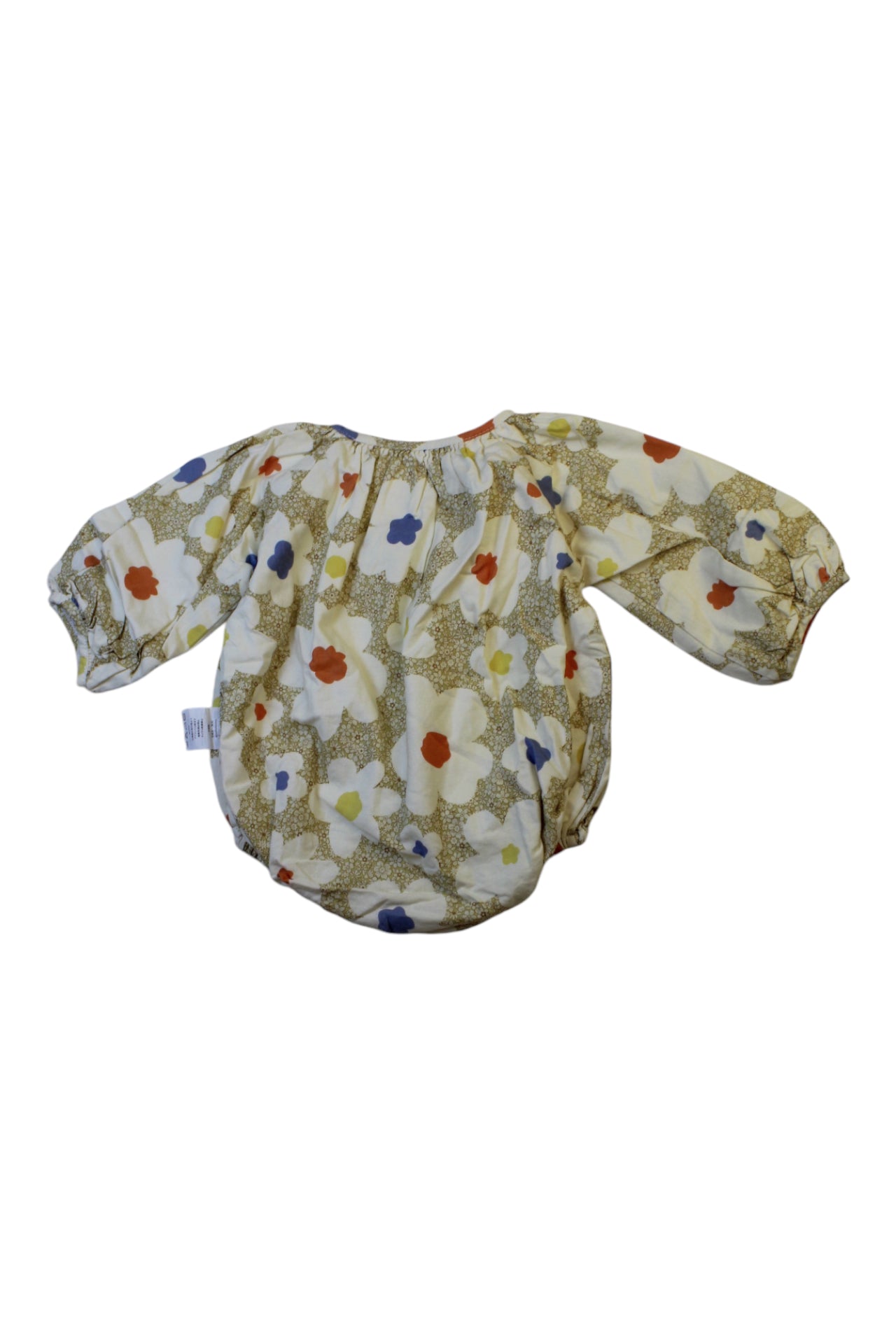 Mimi Mono Floral Long Sleeve Romper 12-18M、mySite、g9winljtr