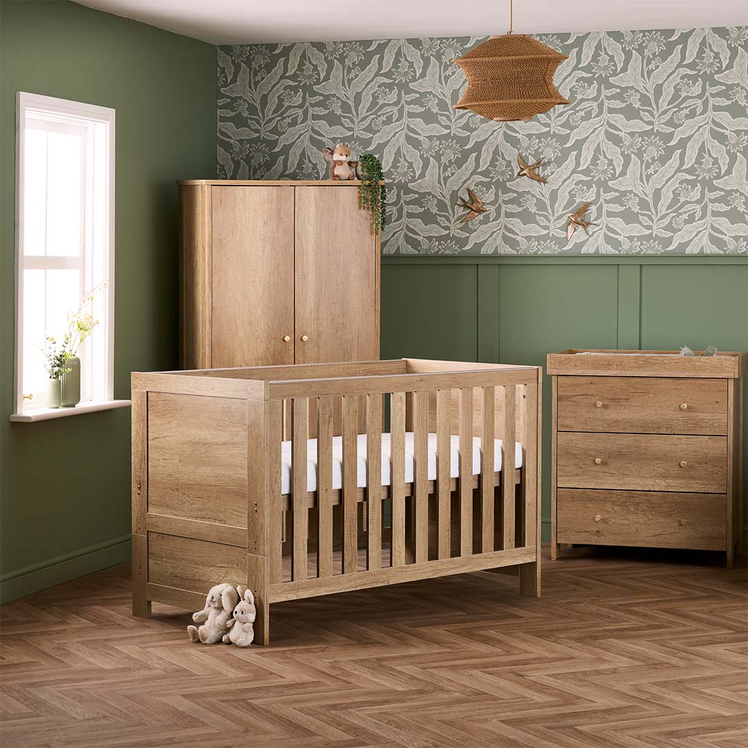  Obaby Nika 3 Piece Room Set - Oak、mySite、merchandisen