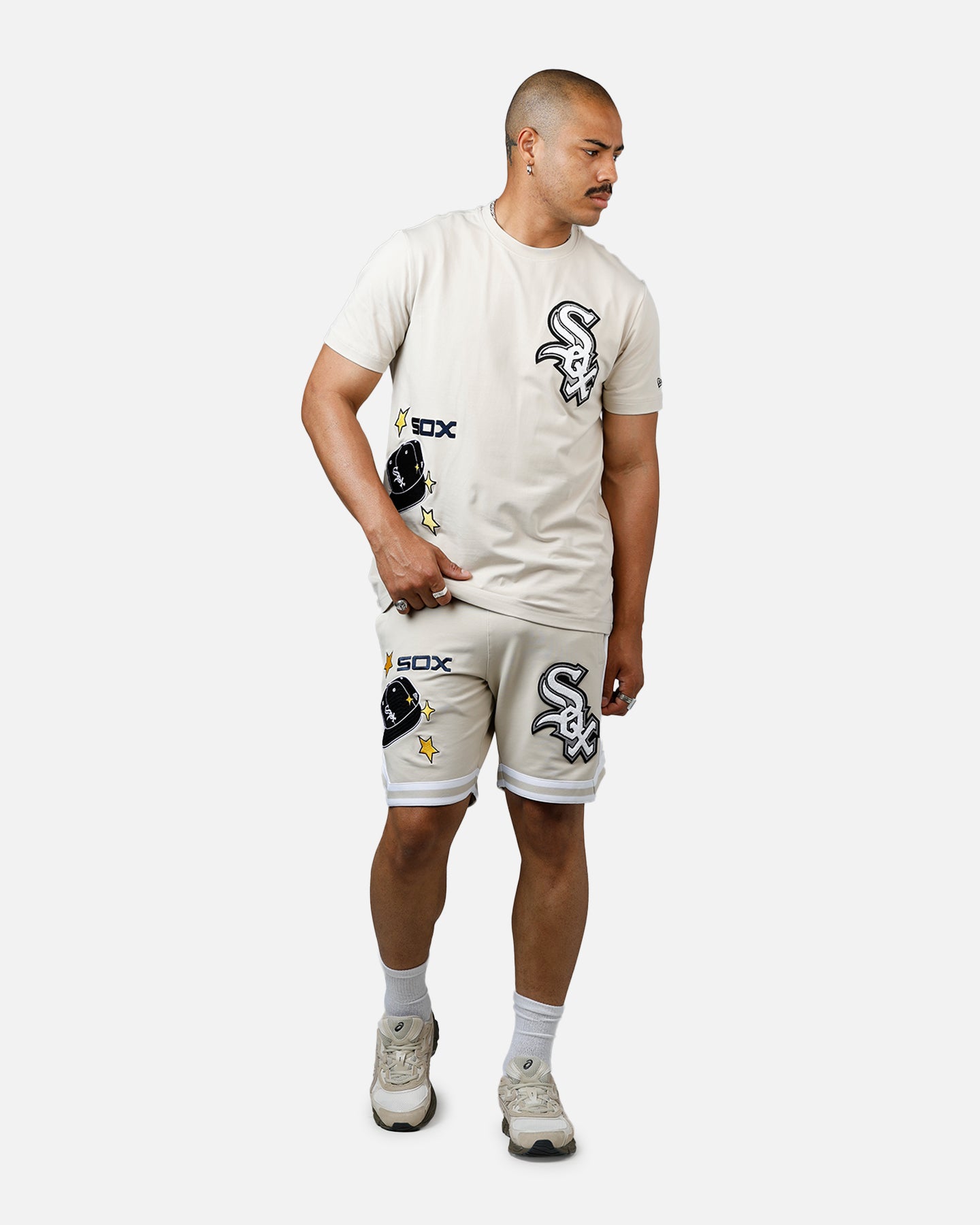 New Era Chicago White Sox 'Logo Select' Summer T-Shirt Stone、mySite、zt4zffjzw