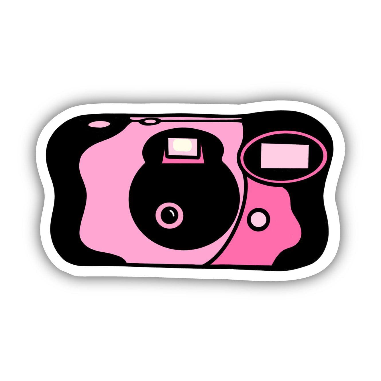  Pink Disposable Camera Aesthetic Sticker、mySite、elrpsem3k
