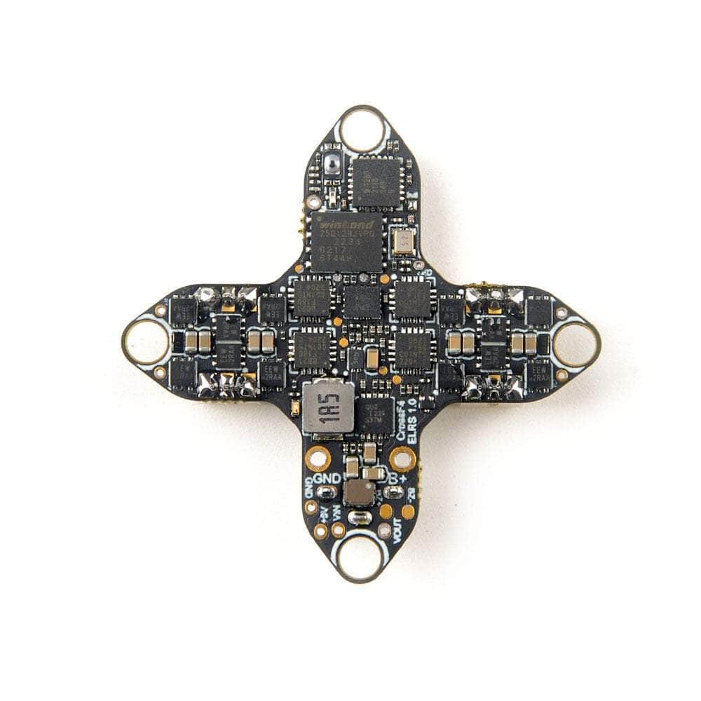  HappyModel CrossF4 F411 1-2S 5A 8Bit AIO Whoop Flight Controller - ELRS 2.4GHz、mySite、merchandisen