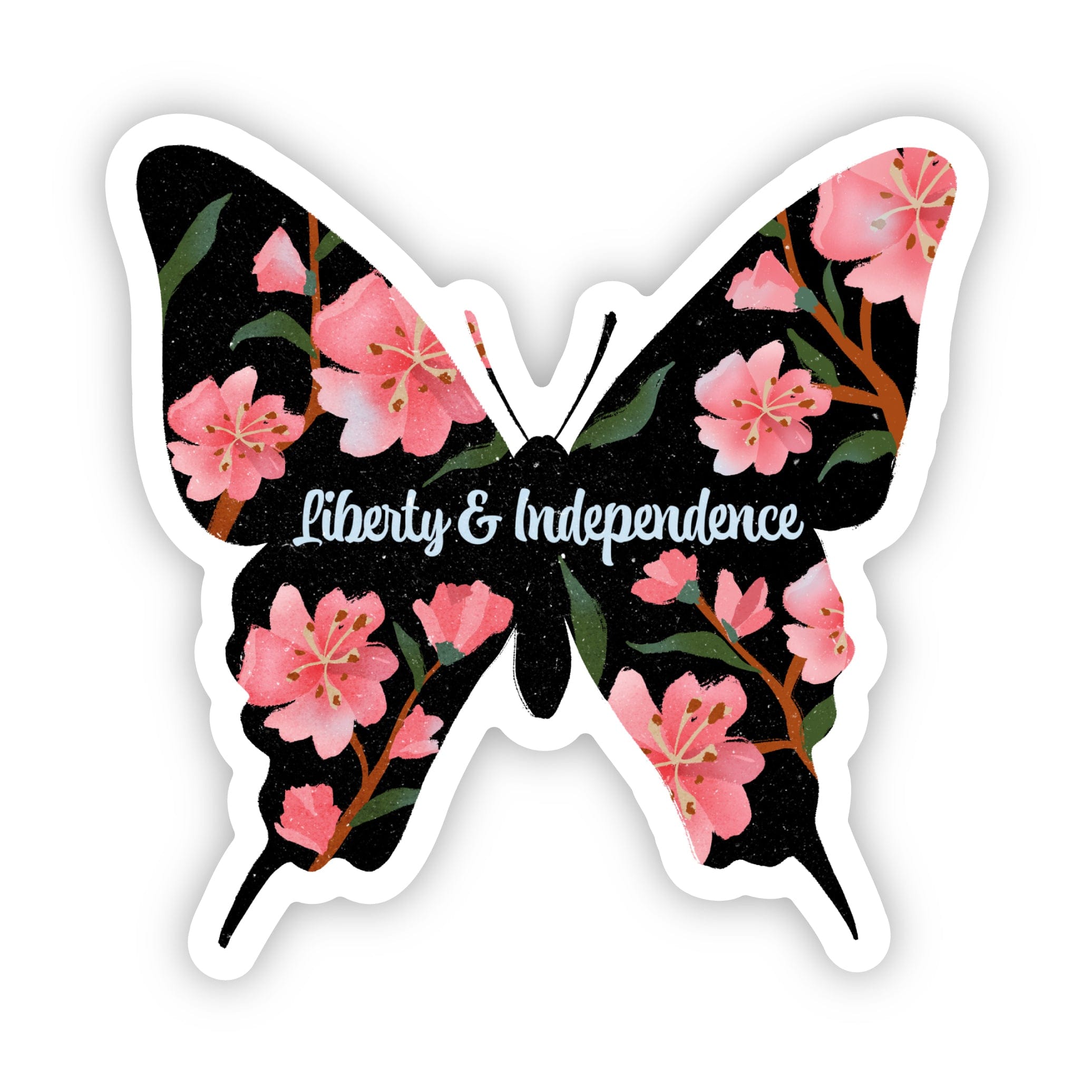  Liberty & Independence Butterfly Sticker、mySite、ghnorth