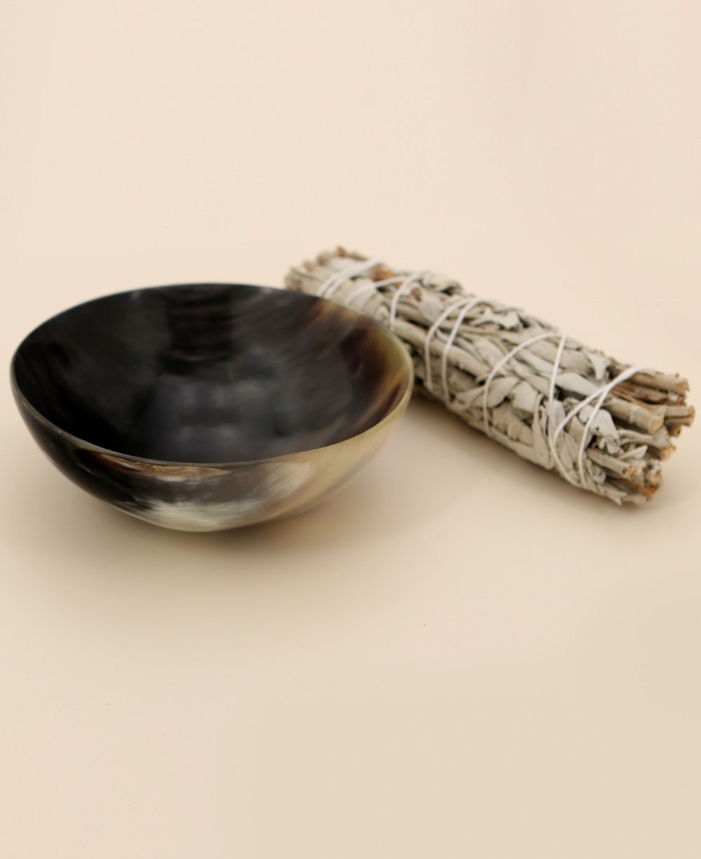 Ritual Bowl for Incense and Smudging With White Sage Bundle、mySite、topwebapps