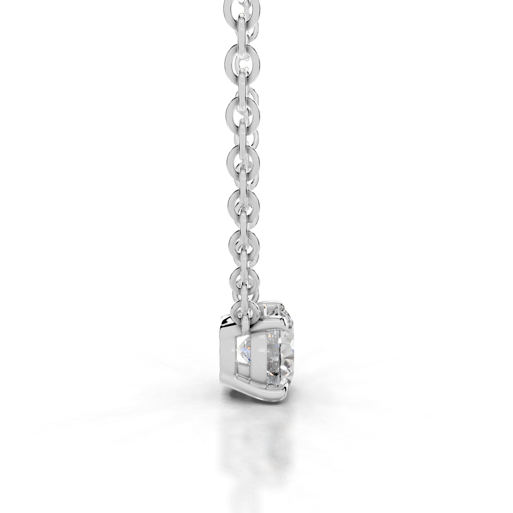 Mary Diamond Pendant (2 Carat) -14K White Gold、mySite、hinf8tx79