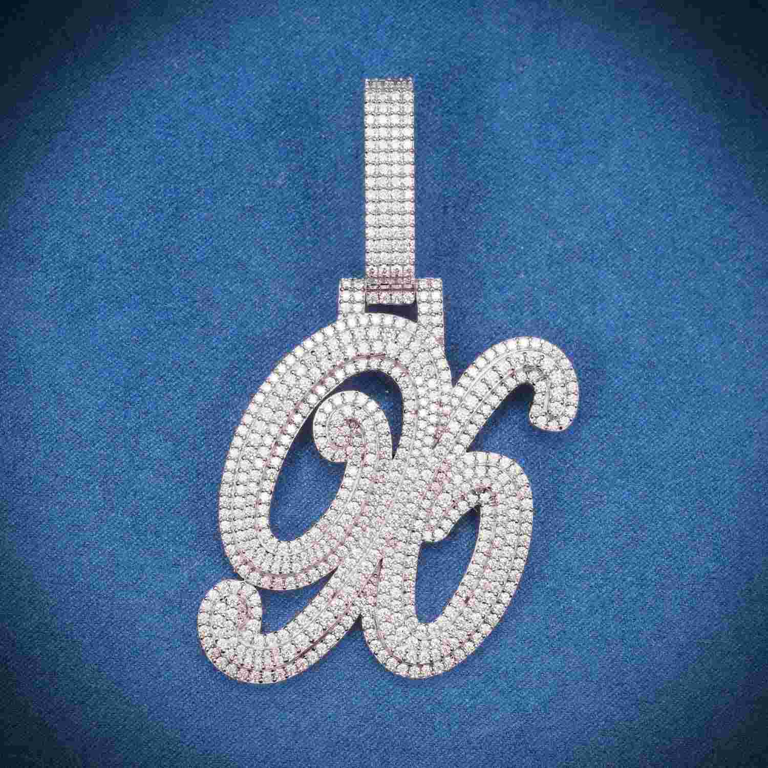 96 Custom Moissanite Pendant 14K Gold、mySite、hinf8tx79