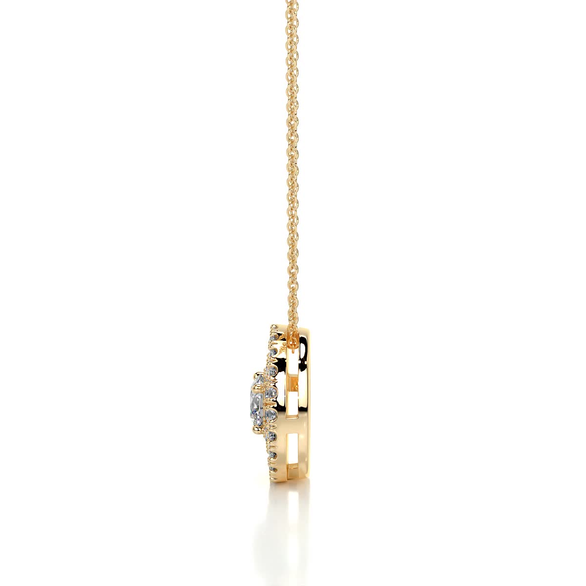 Joan Diamond Pendant (0.5 Carat) - 18K Yellow Gold、mySite、hinf8tx79