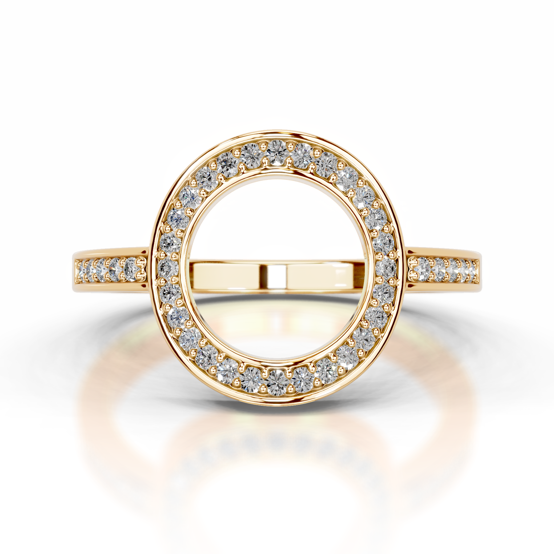 Inessa Diamond Wedding Ring (0.15 Carat) -18K Yellow Gold、mySite、hinf8tx79