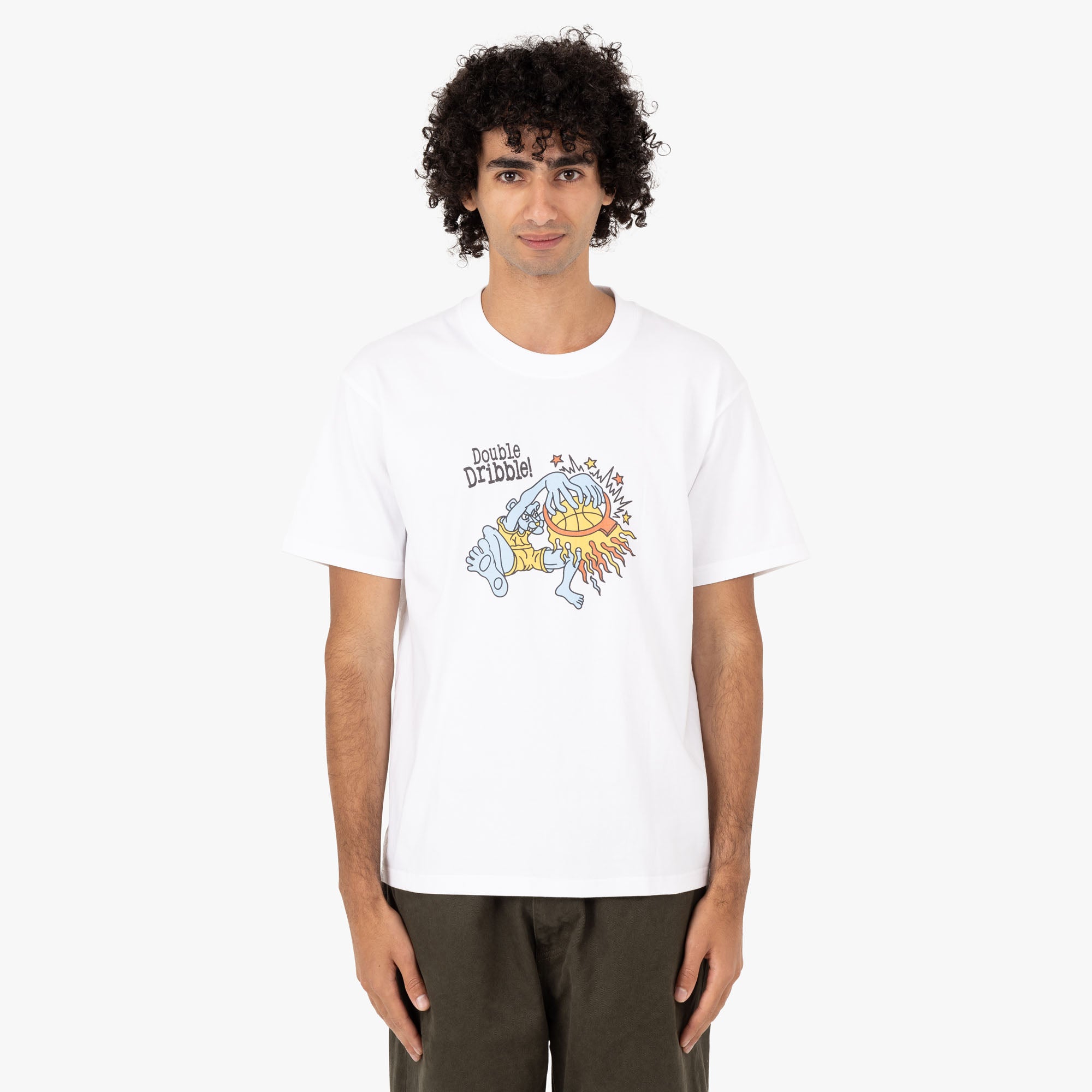  Double Dribble Alex Kamino Blue Panther T-shirt / White、mySite、merchandisen