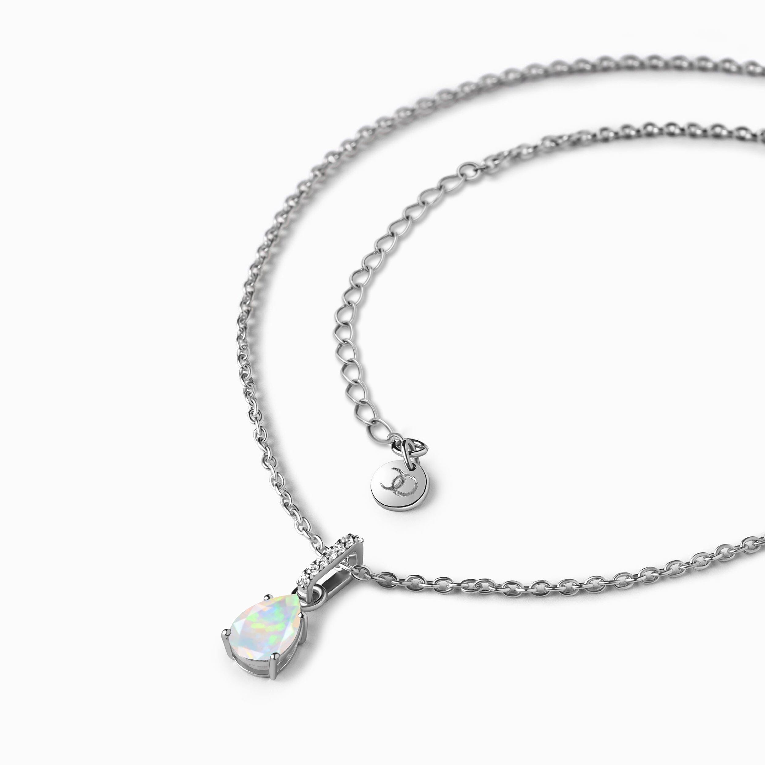 Opal Necklace Sway - October Birthstone、mySite、hinf8tx79