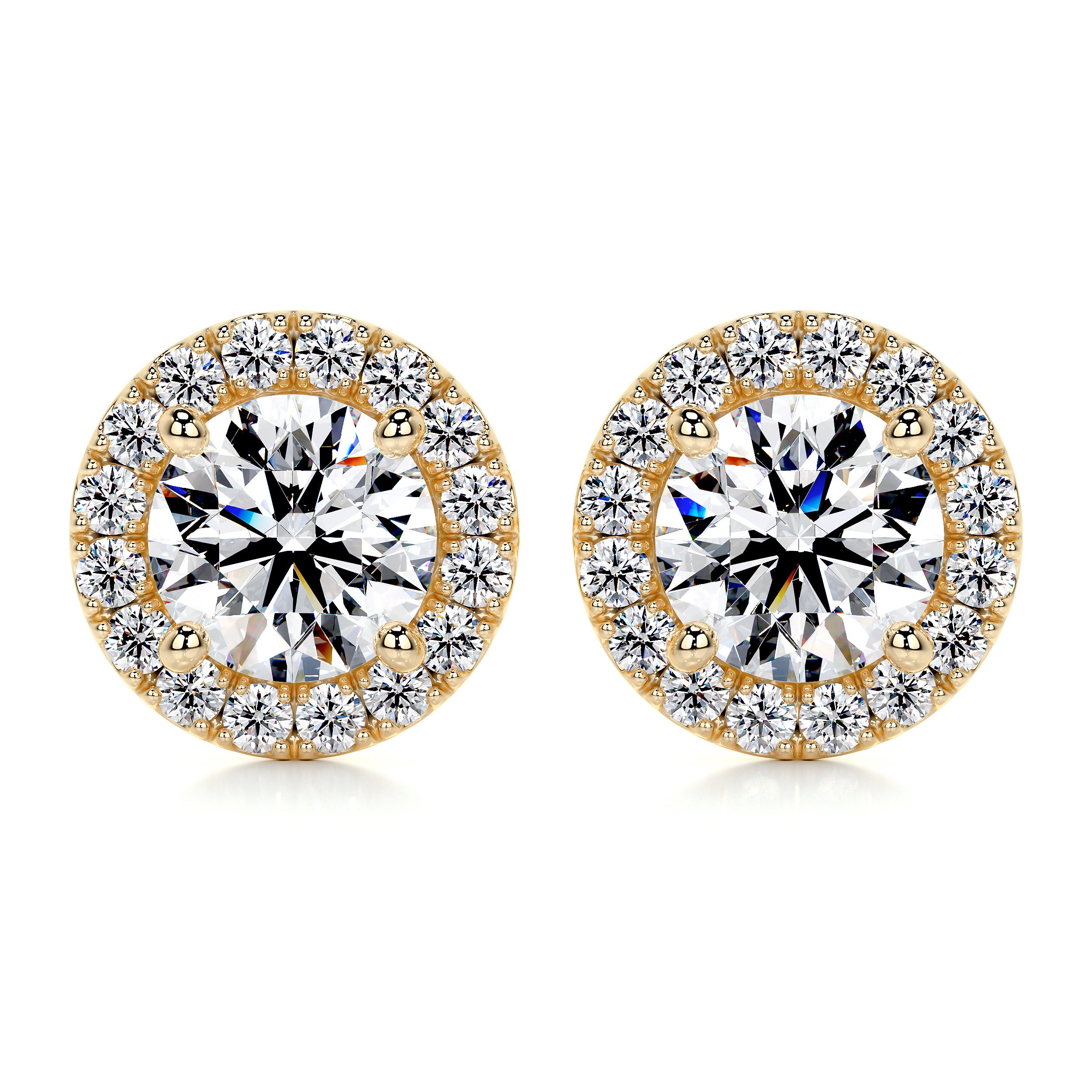 Erica Diamond Earrings -18K Yellow Gold、mySite、hinf8tx79