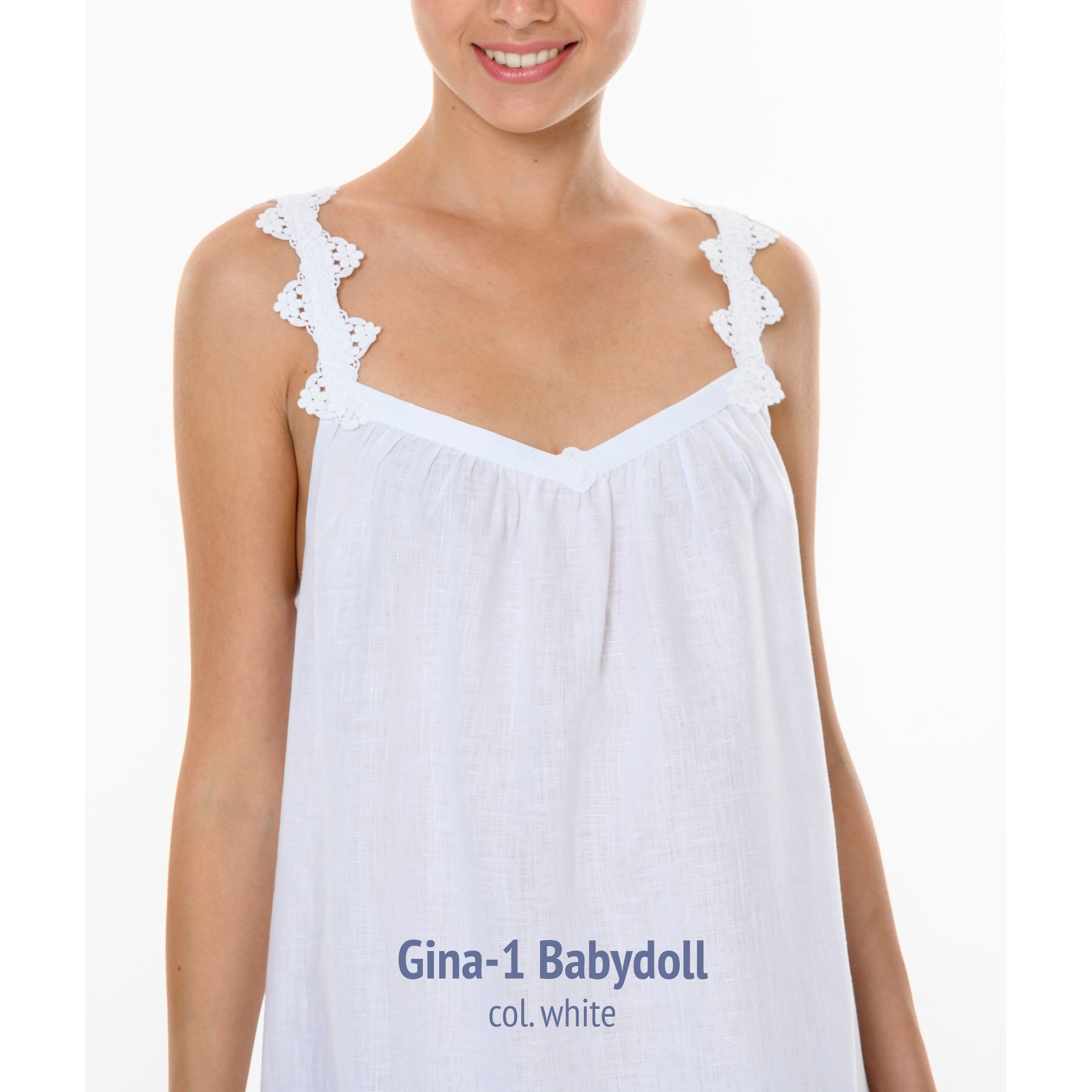  Celestine Gina 1 Babydoll - White、mySite、justintrudeaud