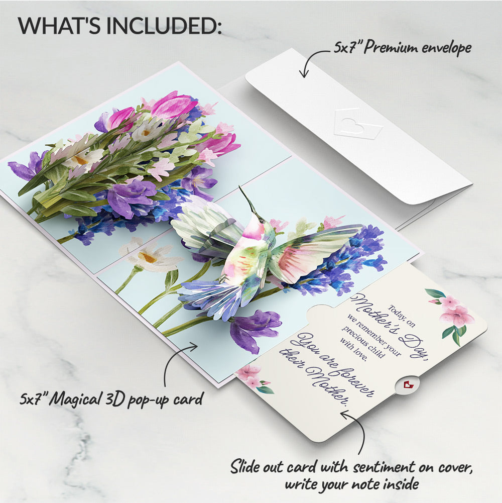 Love in Bloom Hummingbird Mother's Day Pop-Up Card and You Are Forever Their Mom Sentiment Set、mySite、solidvoid