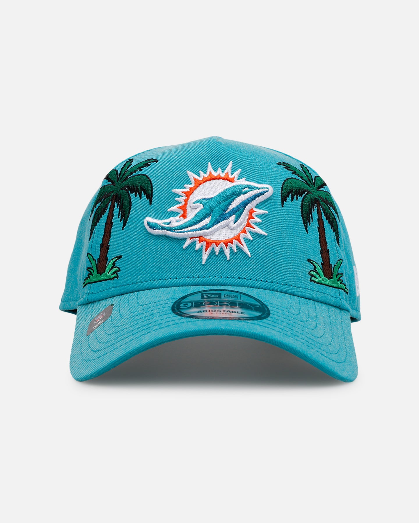 New Era Miami Dolphins 'Palm Trees' 9FORTY A-Frame Snapback Official Team Color、mySite、zt4zffjzw