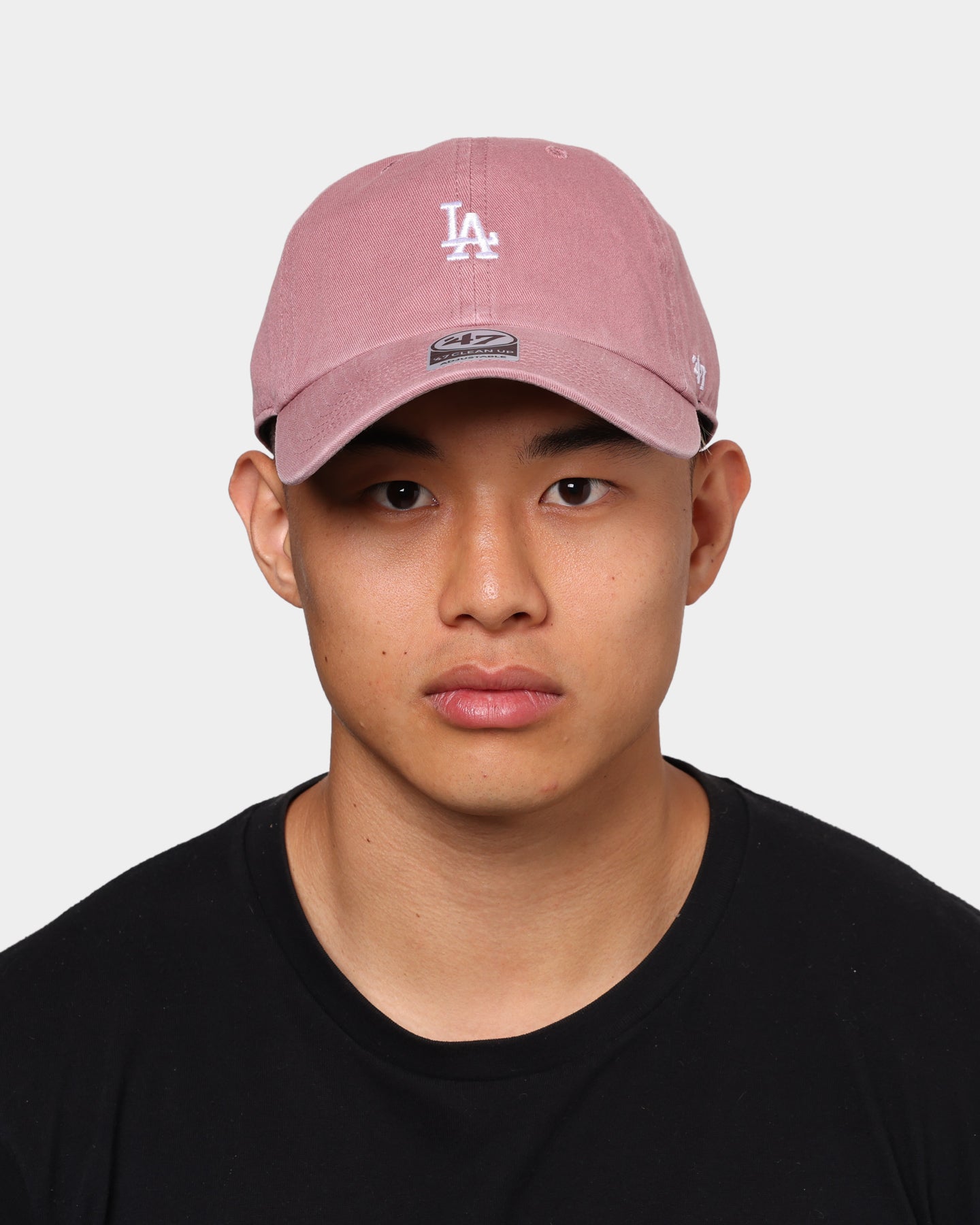 47 Brand Los Angeles Dodgers Base Runner Clean Up Strapback Mauve、mySite、zt4zffjzw