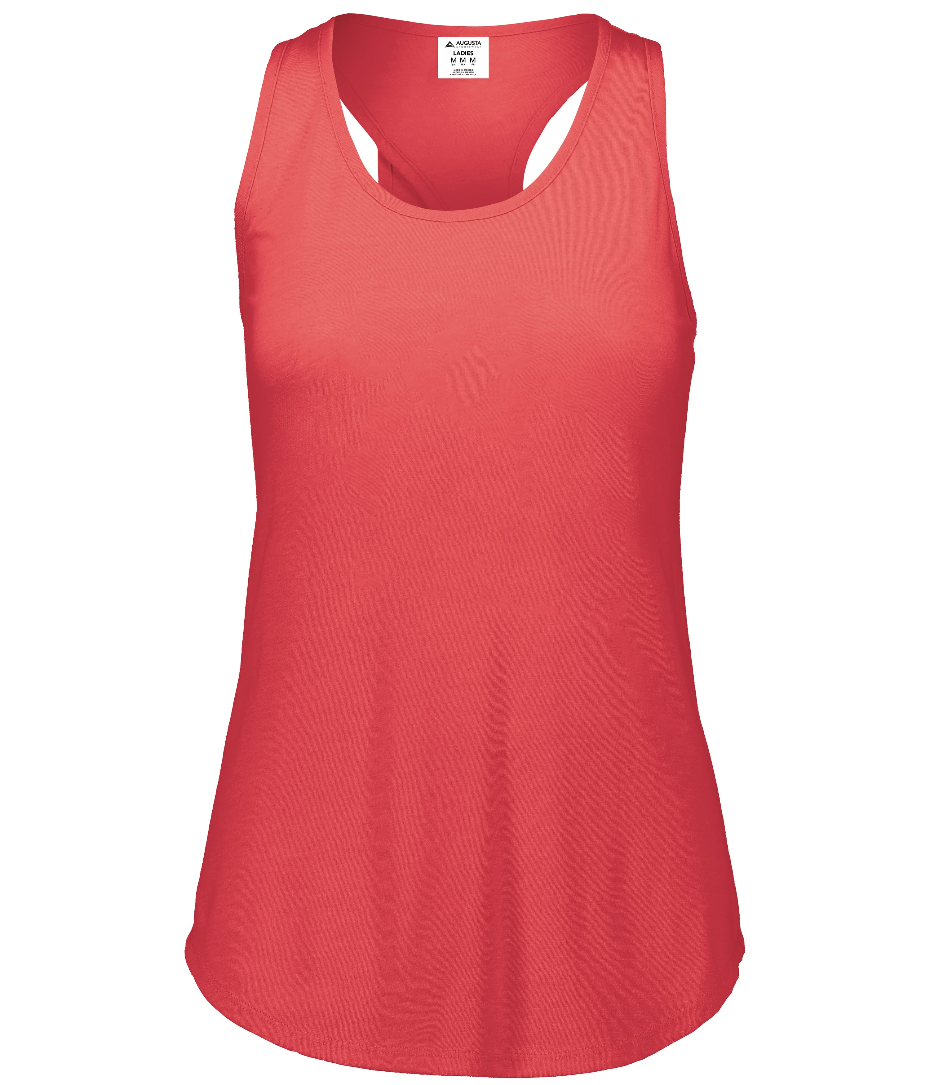 Augusta Women's Lux Tri-Blend Tank - Red Heather、mySite、noshort