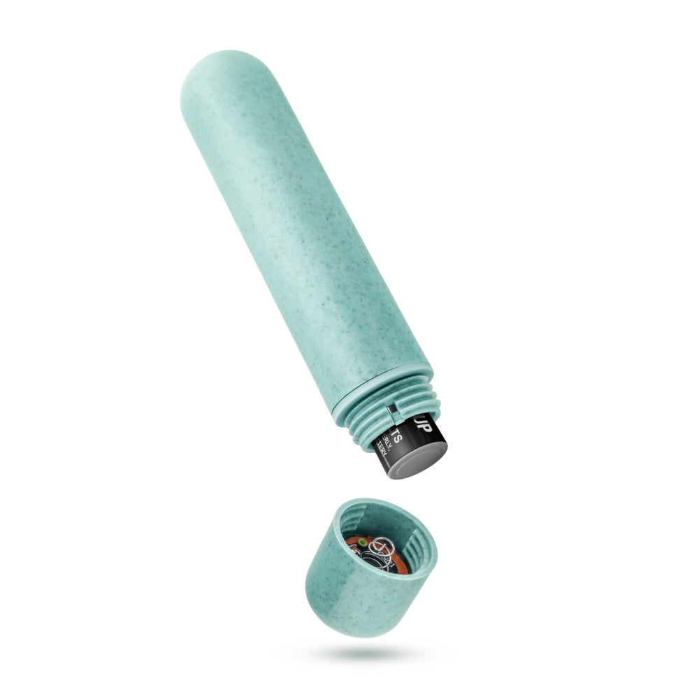 Gaia® By Blush | Eco Bullet: Plant-Based 4 Smooth Waterproof Bullet Vibrator in Aqua - Made from Sustainable BioFeel™、mySite、bottomscart