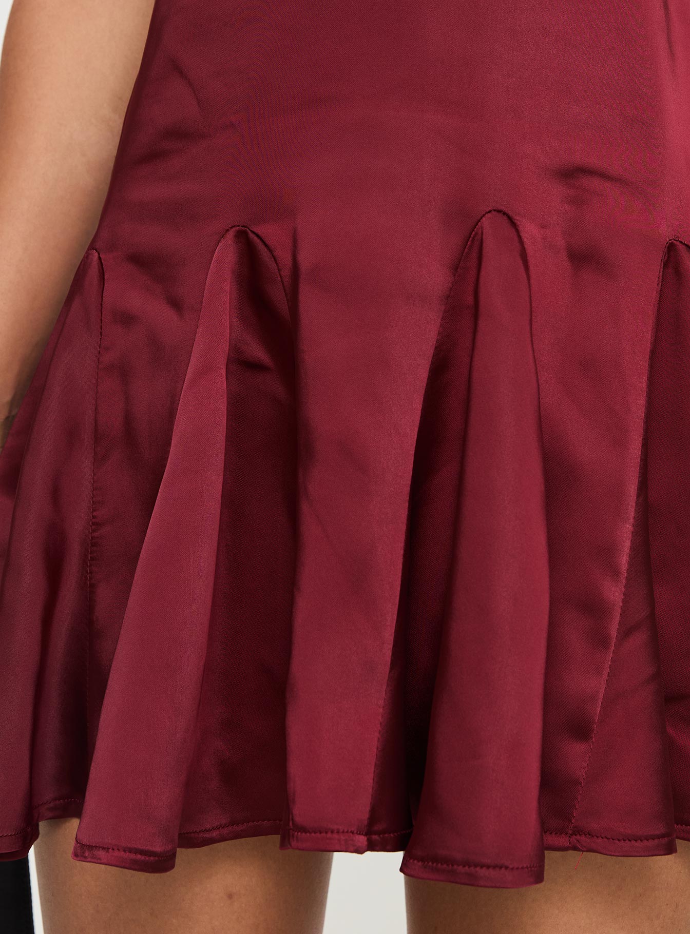 Valeska Mini Dress Burgundy、mySite、solidvoid