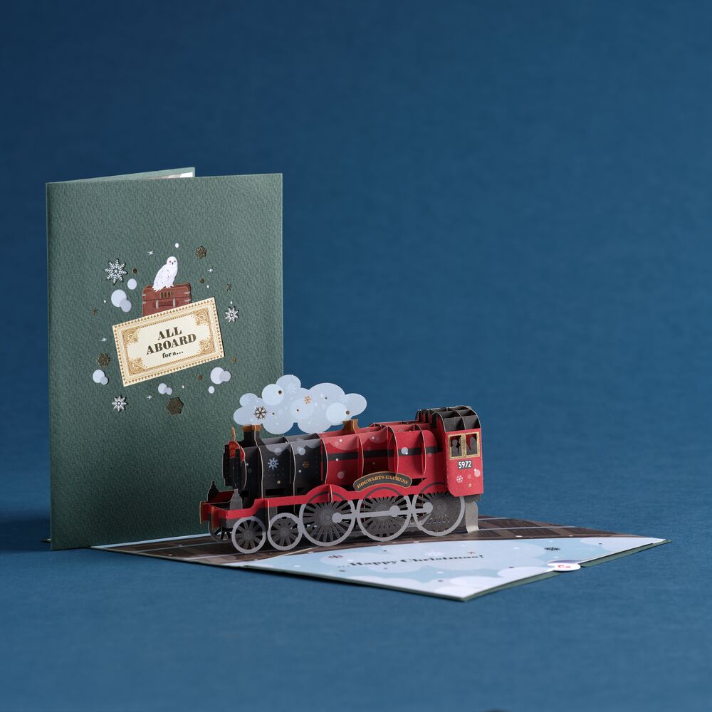 Harry Potter™ Holiday Hogwarts™ Express Pop-Up Card、mySite、solidvoid