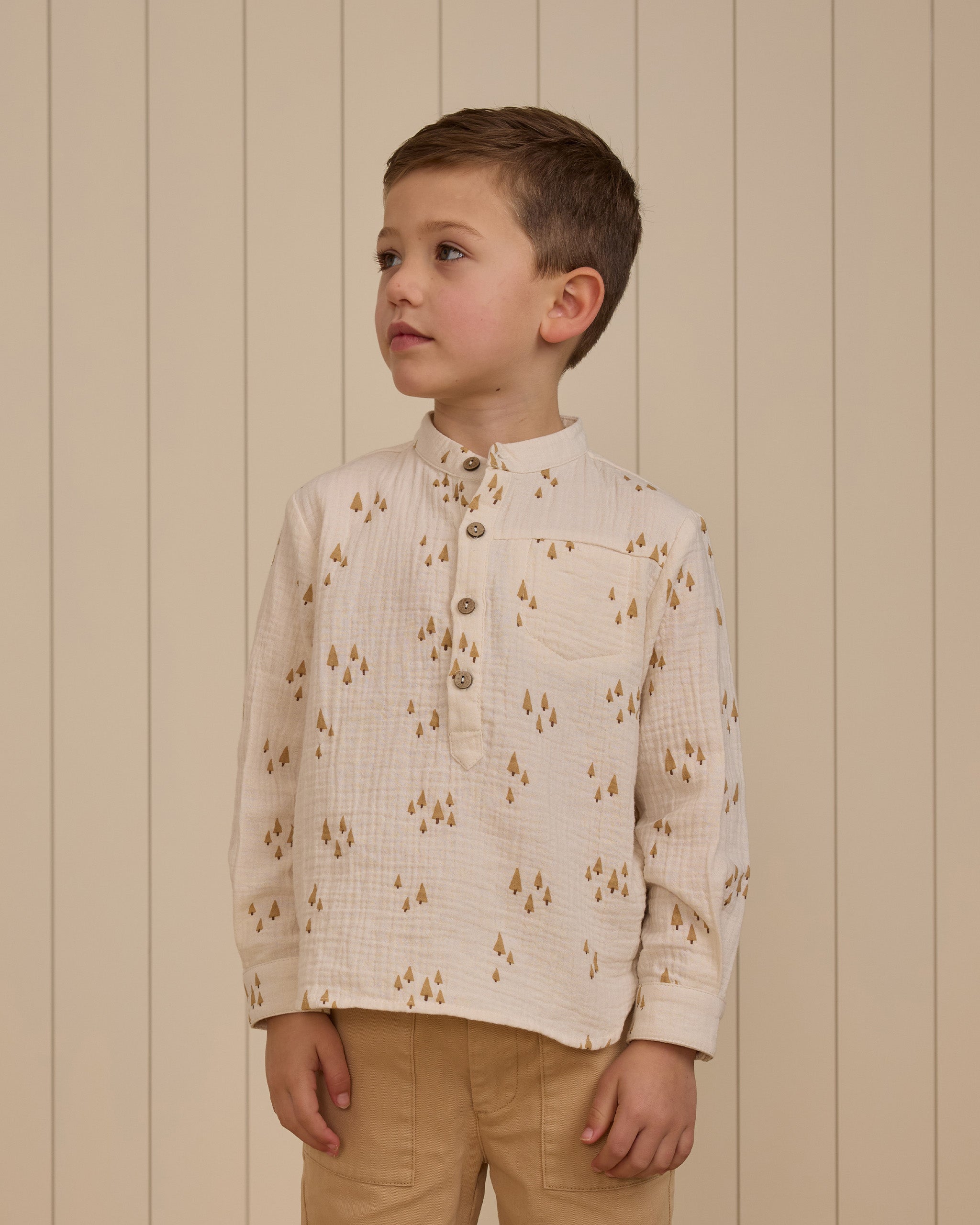  Long Sleeve Mason Shirt || Trees、mySite、layawaytickets