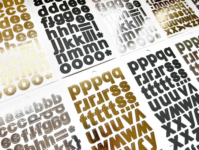  Alphabet Stickers - Alphabooks Classic Block、mySite、ghnorth